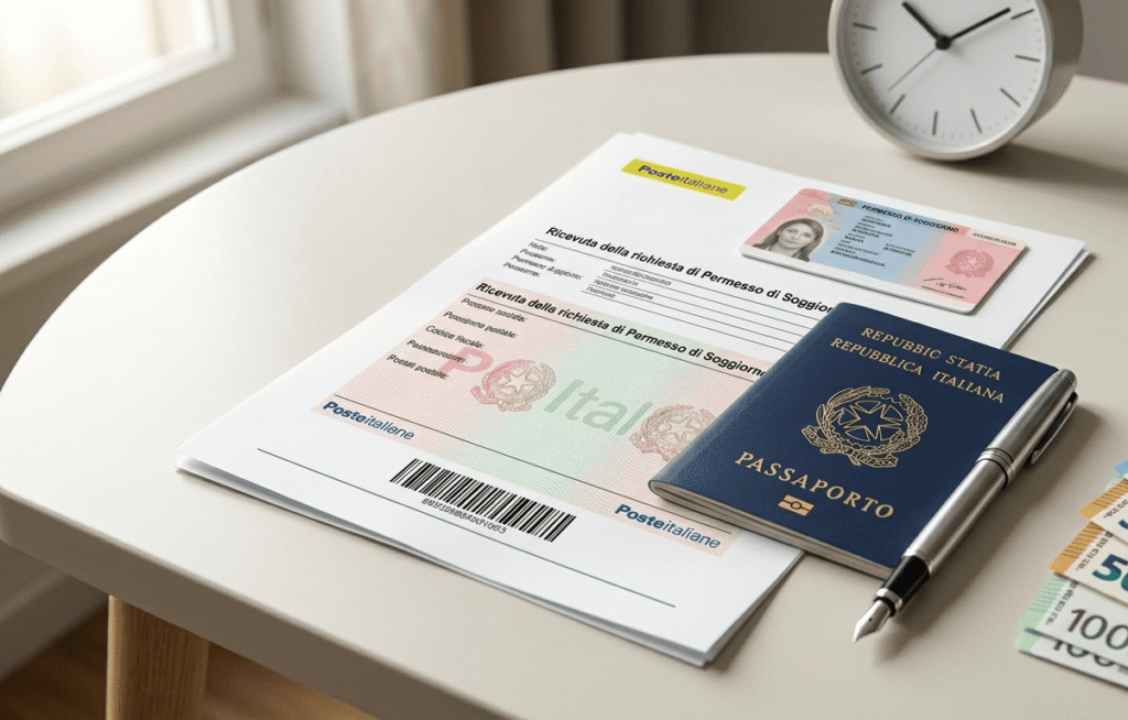 "¿Puedes viajar fuera de Italia con la Ricevuta postal del Permesso di Soggiorno? Resolvemos tus dudas con esta guía completa sobre reglas, vuelos directos y escalas."