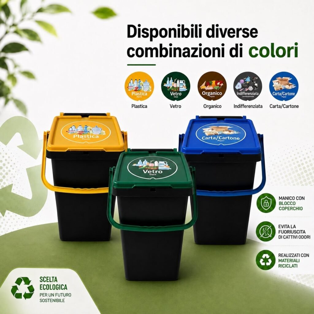 Pattumiera para raccolta differenziata