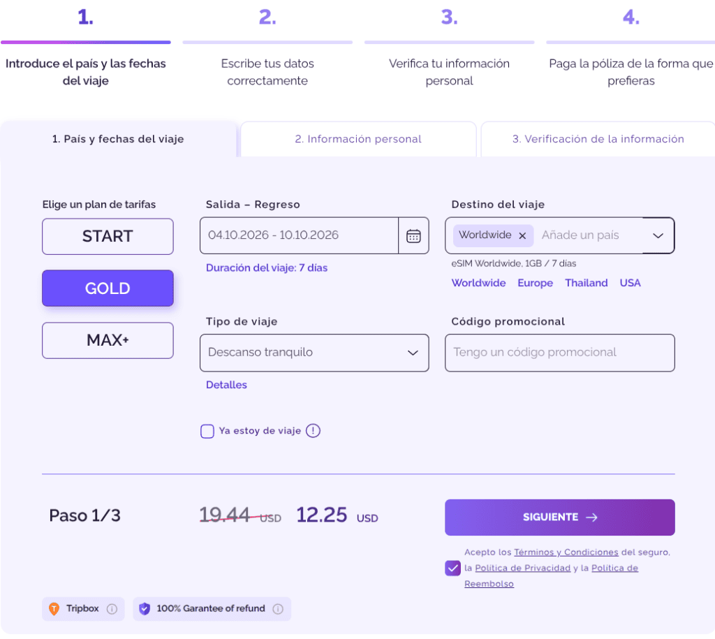 Seguro medico Ekta , ELIGE LA TARIFA DE SEGURO DE VIAJE DE EKTA QUE MEJOR SEA PARA TI www.planoverricale.com